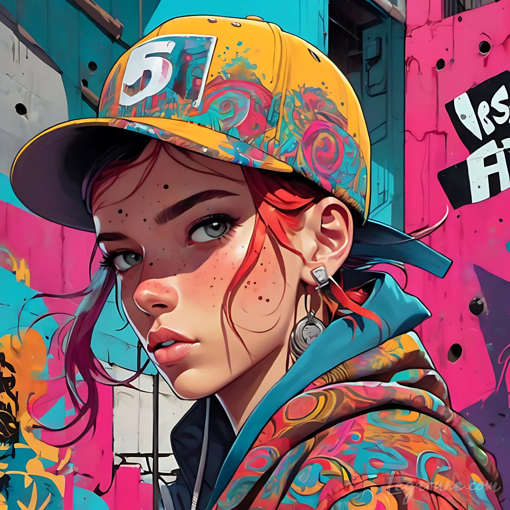 Klyra Drayx: Gangsta Lady Character Art