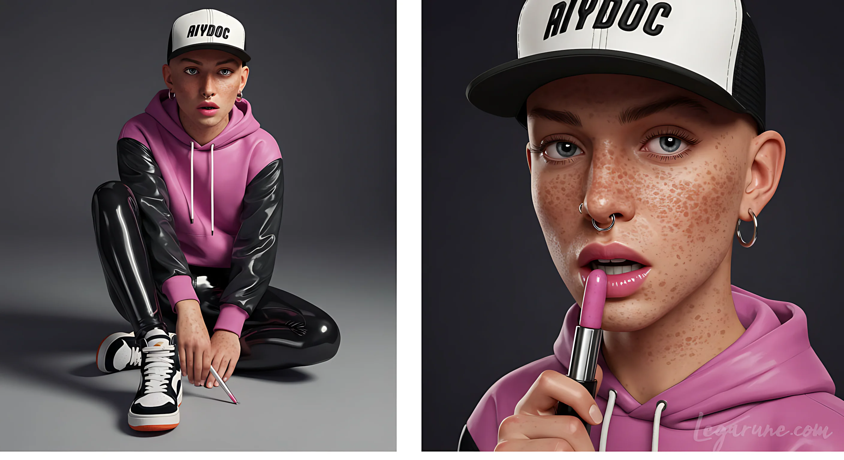 Sandi Sereen: Androgynous Concept Chracter