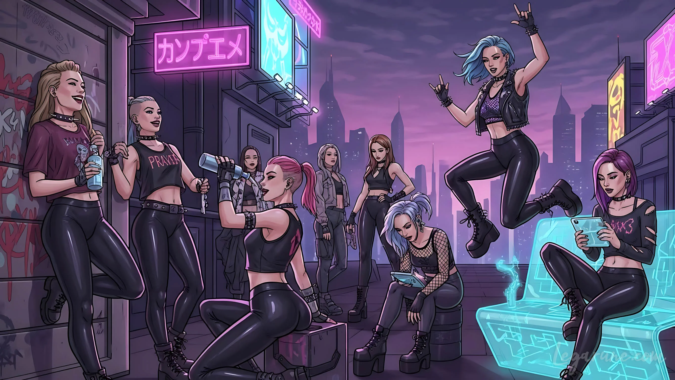 LegaraX: Fierce Legging Wearing Female Faction