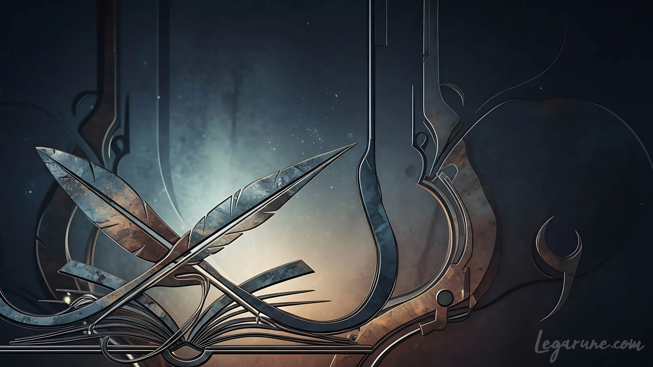 legarune art fiction sci fi fantasy mix futuristic galaxy lore general logo promo imagery 1 (2)