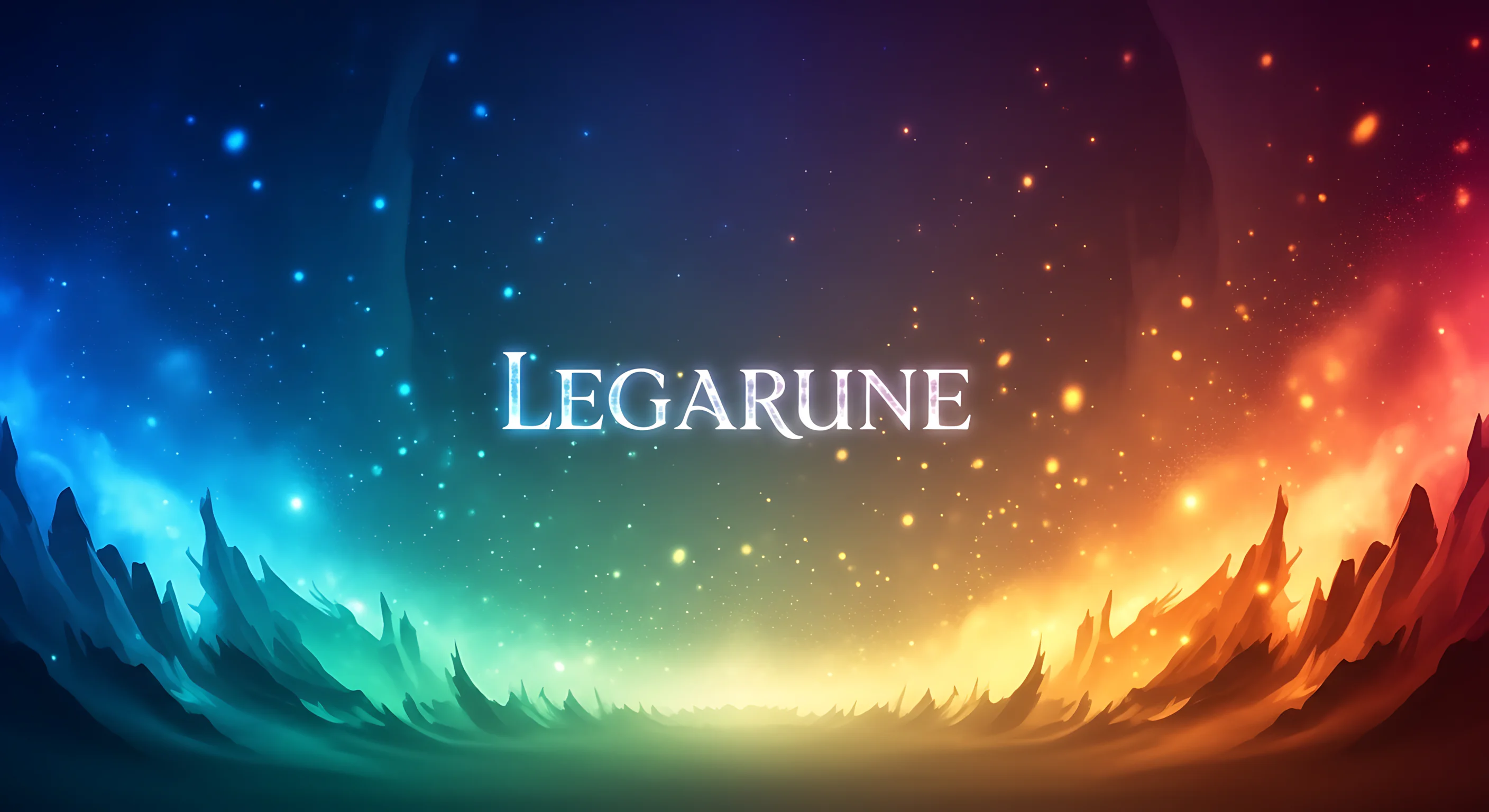 legarune art fiction sci fi fantasy mix futuristic galaxy lore general logo promo imagery 13