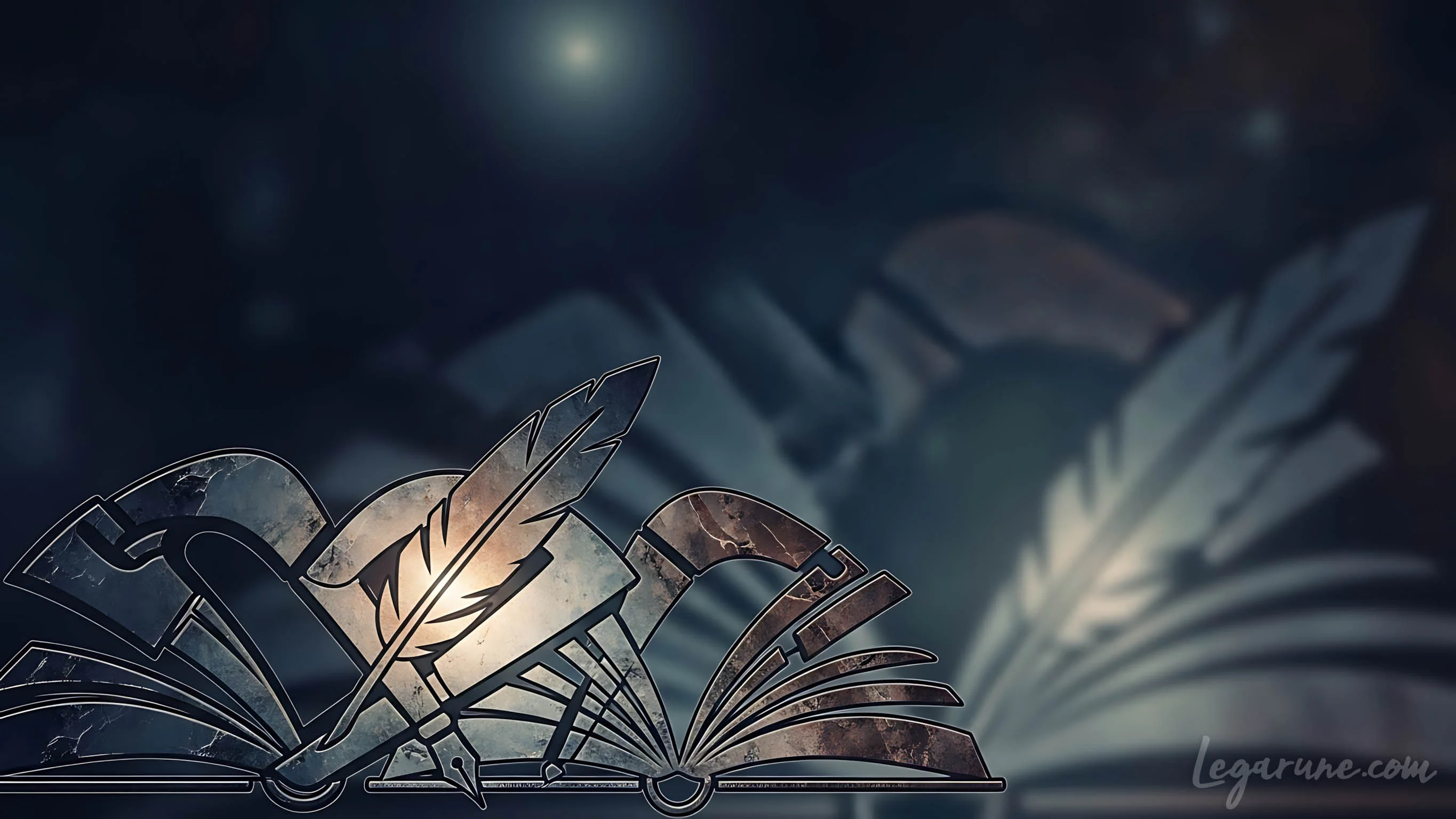 legarune art fiction sci fi fantasy mix futuristic galaxy lore general logo promo imagery 2 (2)
