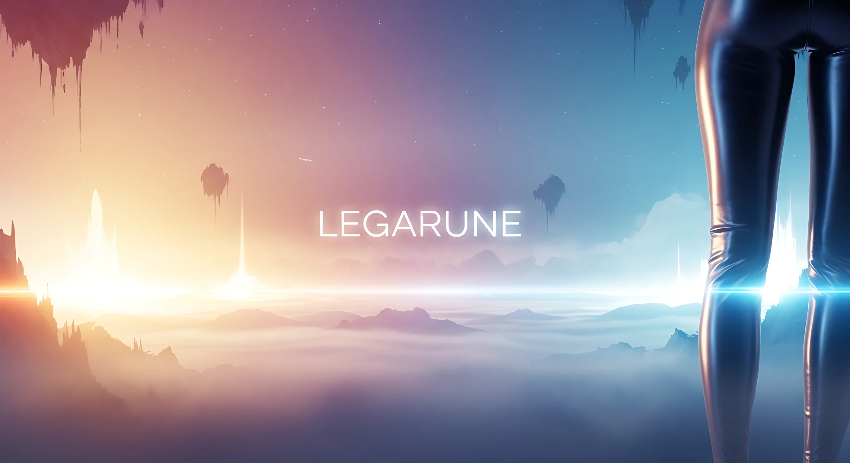 legarune art fiction sci fi fantasy mix futuristic galaxy lore general logo promo imagery 21