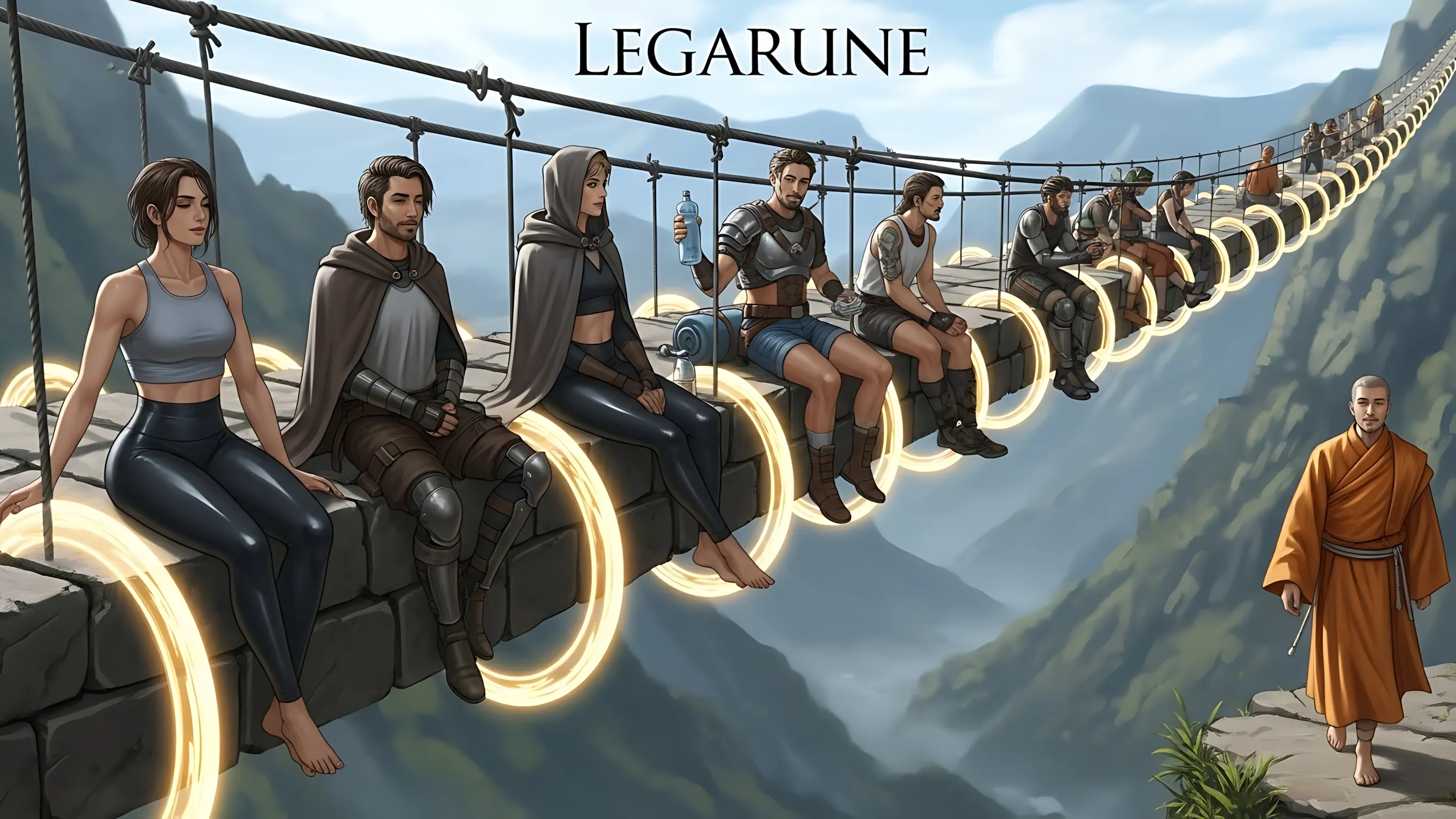 legarune art scenes images leggings cool fantasy neo future 42