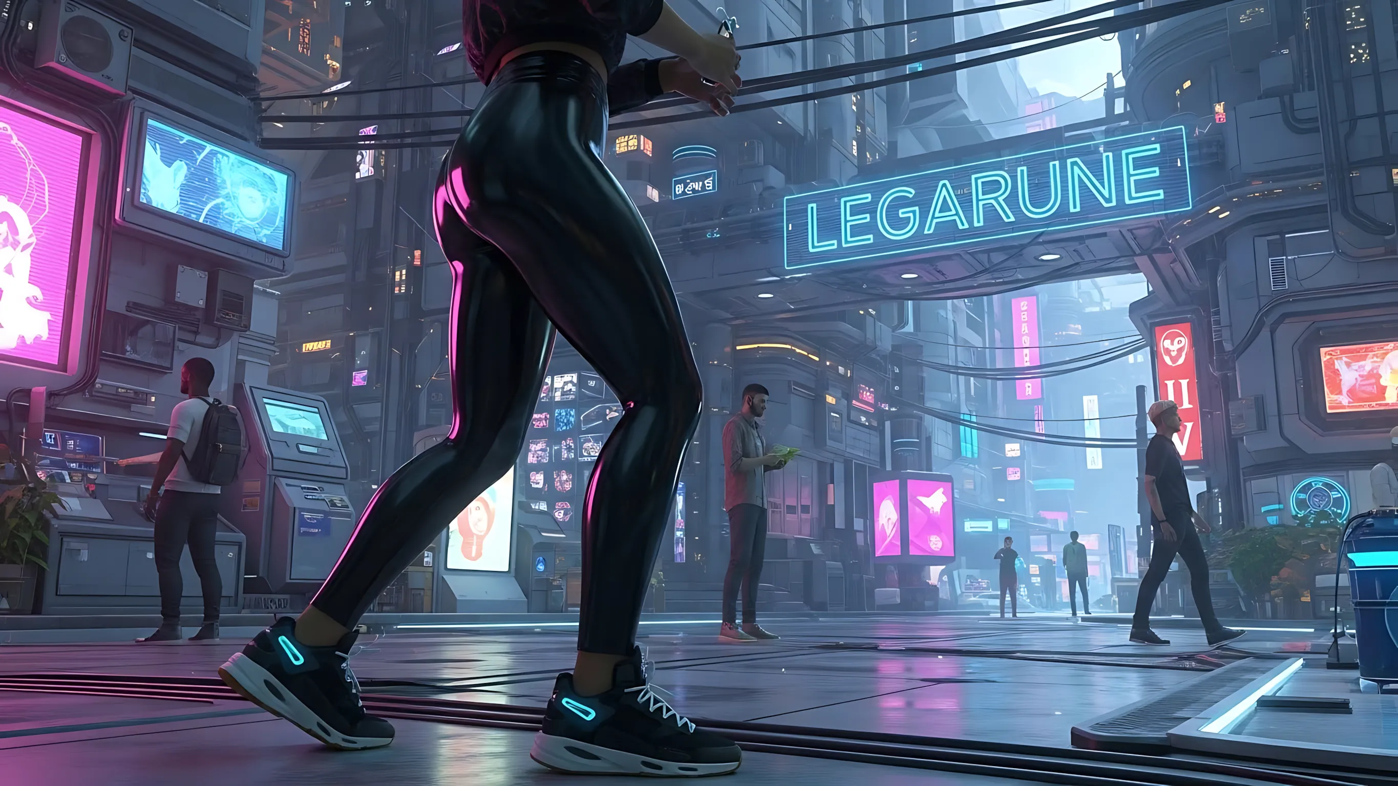 legarune art scenes images leggings cool fantasy neo future 75