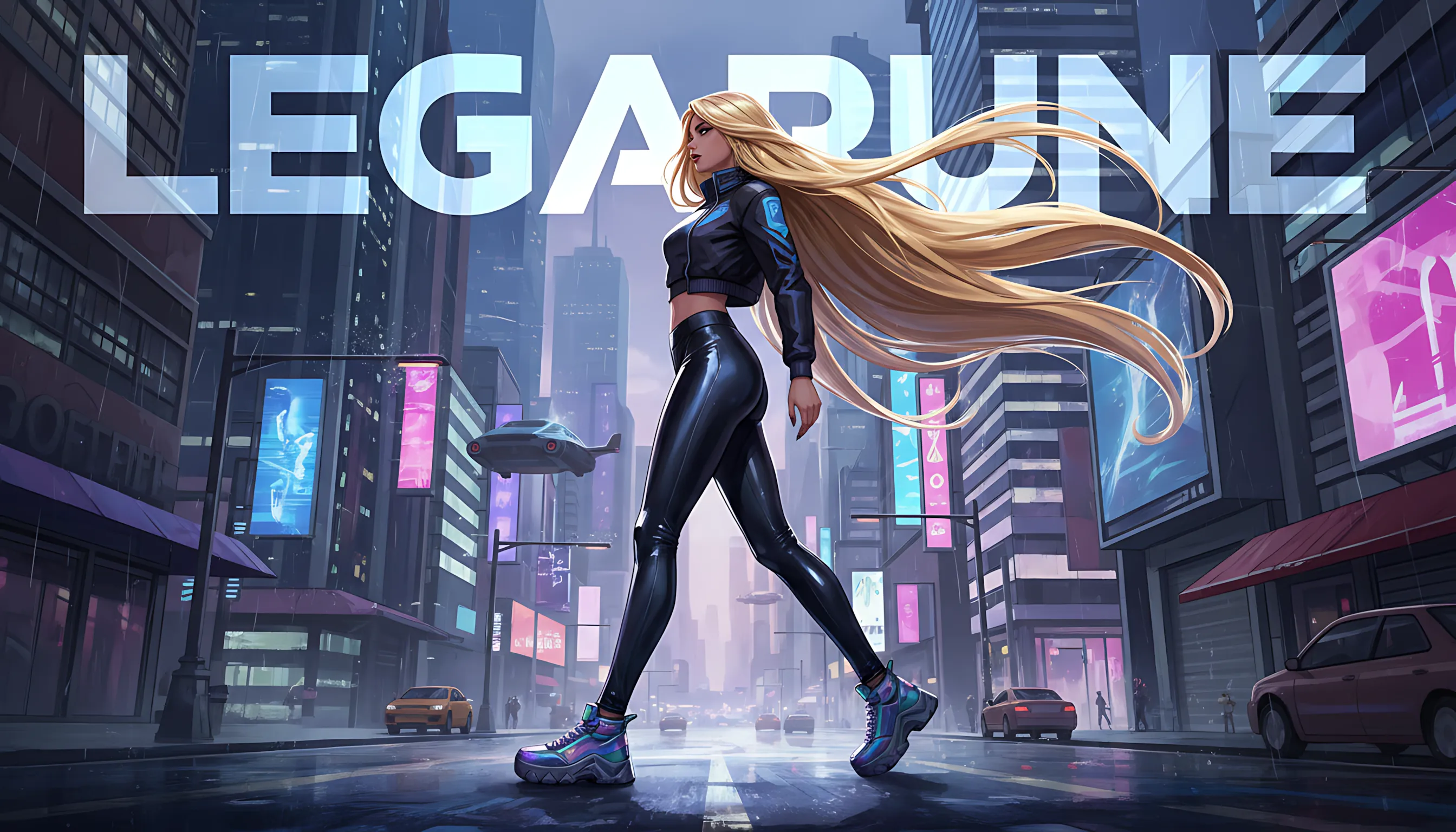 legarune art scenes images leggings cool fantasy neo future 55