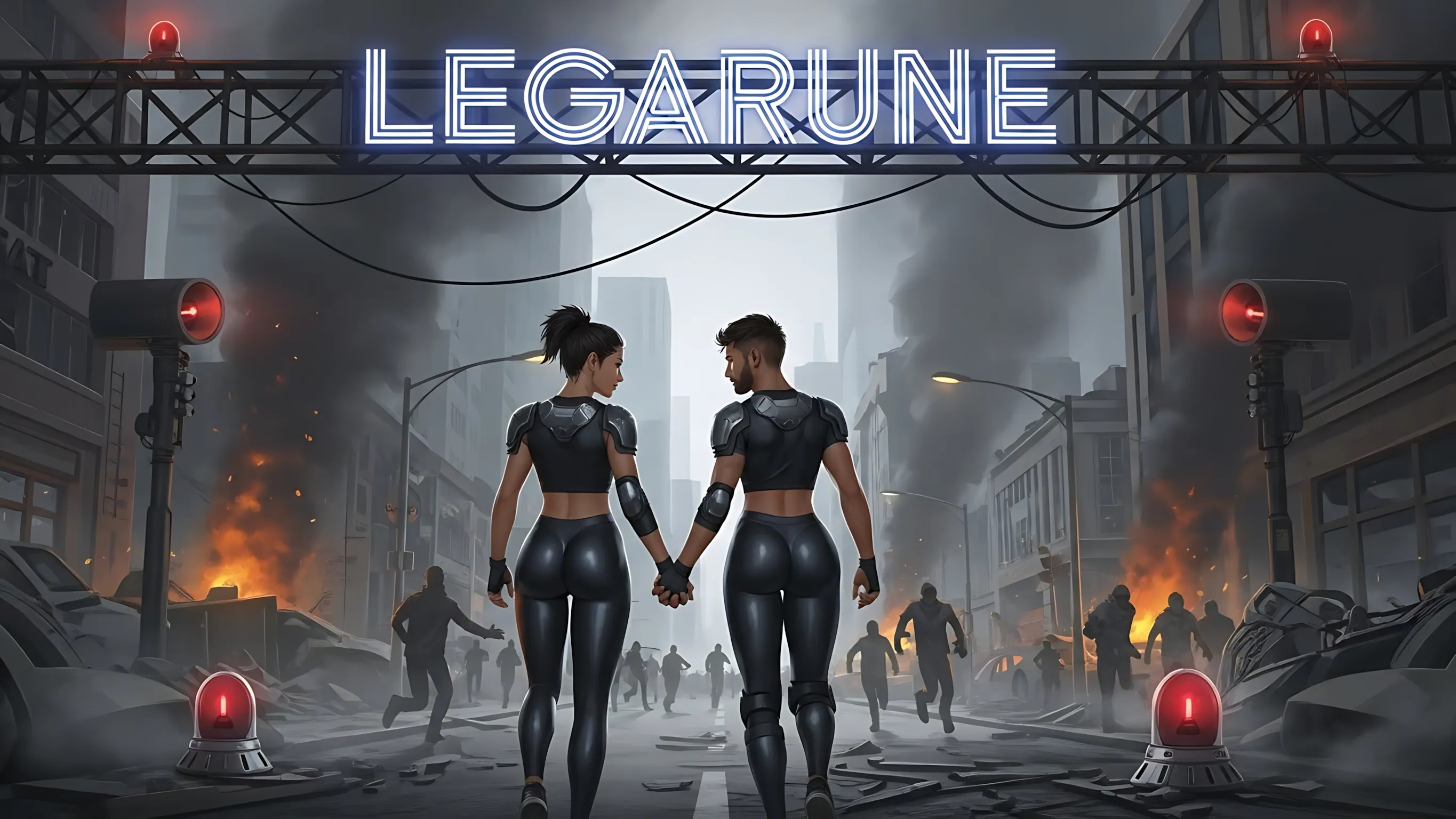 legarune art scenes images leggings cool fantasy neo future 66